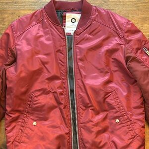 Jack Jones core maroon bomber